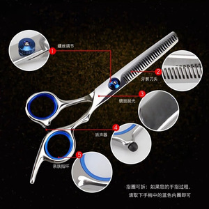 Thinning Shears Hair Cutting Scissors Stainless Steel 60g Flat Shears For General Population - Product Image 2