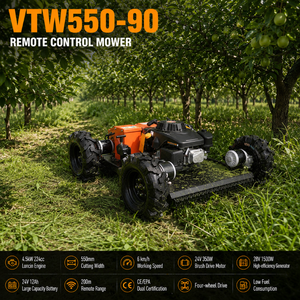 <span class=keywords><strong>Cortacésped</strong></span> Robótico, <span class=keywords><strong>Cortacésped</strong></span> Profesional de Gasolina con <span class=keywords><strong>Tracción</strong></span> en las Cuatro Ruedas y Ancho de Corte de 550 mm para Terrenos Inclinados, Huertos y Campos de Cultivo - Product Image 1