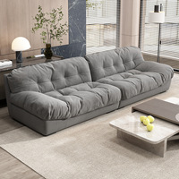 Nouveau canapé moderne de luxe, design simple, revêtement en tissu de lin, prix d'usine, canapé modulaire pour salon