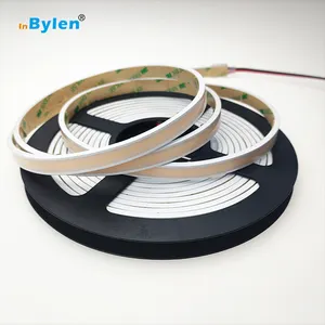 Strip Lampu LED 24V Silikon IP67 Tahan Air 3000K 4000K 6000K 480 Chip COB Led Strip Ultra Tipis