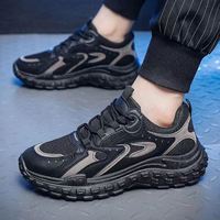 Chaussures de travail à semelle antidérapante pour hommes, chaussures de sport décontractées de haute qualité, robustes, polyvalentes, antidérapantes, résistantes à l'usure, légères et respirantes