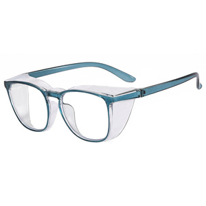 Gafas de seguridad antivaho Xsy con montura transparente, gafas protectoras azules para deportes. - Product Image 3