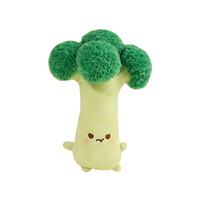 Stylo en peluche en forme de brocoli KUKI, anti-stress, porte-clés, stylo gel