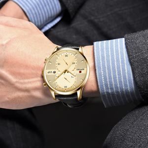 Récompense Montres À Quartz Pour Hommes Ultra Mince Minimaliste D'affaires Décontracté En Cuir Hommes Montres-Bracelets <span class=keywords><strong>Montre</strong></span> <span class=keywords><strong>Homme</strong></span> - Product Image 5