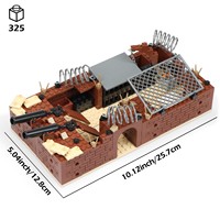 Ensembles de blocs de construction de bunker militaire, base d'armée moderne, blocs en plastique ABS, modèle de jouet éducatif, jouets de construction unisexes