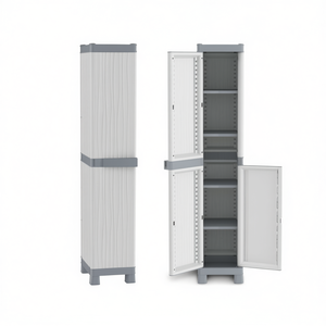TTAKE Single Cabinet Wardrobe Trunks And Wardrobes <b>Tool</b> <b>Storage</b> Cabinet With Adjustable Shelves For Organized <b>Storage</b> - Product Image 2