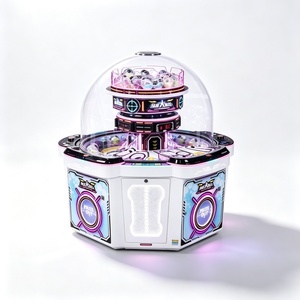 Máquina de Juegos Arcade Comercial Gashapon Party 2 para 4 Jugadores, Máquina de Juegos Arcade Operada con Monedas, Centro de Entretenimiento Integral - Product Image 1