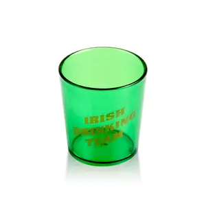 स्वनिर्धारित लोगो 2oz स्पष्ट शॉट कप छोटे प्लास्टिक शॉट चश्मा डिस्पोजेबल शराब गिलास कप