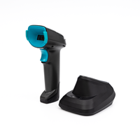 GUOTAO J2B Lector de código de barras inalámbrico de mano Entrega Alternativa rápida DS2278 1D 2D Escáner de código QR inalámbrico USB de largo alcance