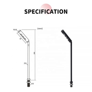 <span class=keywords><strong>3x1W</strong></span> luci da piedi a <span class=keywords><strong>LED</strong></span> in alluminio a più teste con palo faretti per gioielli espositivi per musei mostra luci Spot