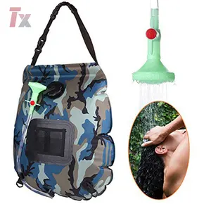 Upgrade Durable Portable Camping Beach Swimming Outdoor Traveling Camping Accessories Camping Shower Bag