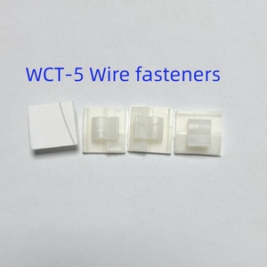 Cable de alimentación CC CA WCT-5, sujetadores de cables, clips para cables eléctricos, abrazaderas autoadhesivas de nailon, tipo de cable de plástico - Product Image 2