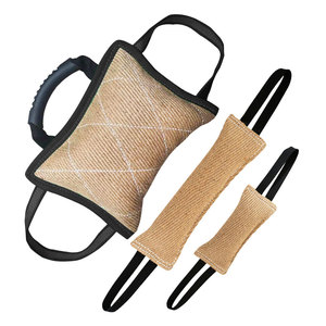 <span class=keywords><strong>3</strong></span>แพ็คทนทานแข็งแรงทนทานอุปกรณ์ฝึกสุนัขกัดหมอนไม้มีที่จับดึงสงครามสุนัขของเล่นเคี้ยวแบบโต้ตอบ - Product Image 1