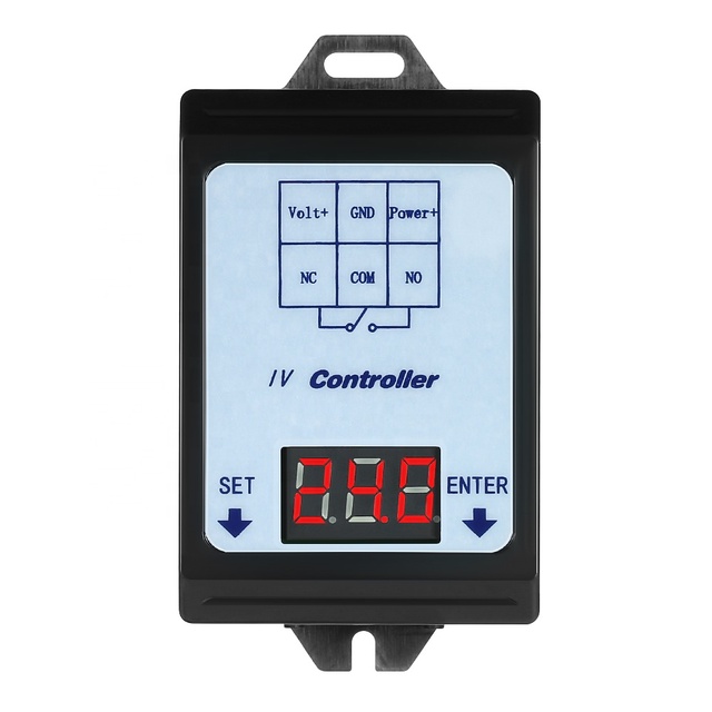 DC 6-80V 30A 12V 24V 36V 48V Relay Switch Controller Module Voltage Detection Charging Discharge Monitor Relay Switch Controller