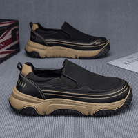 Chaussures décontractées pour hommes, nouvelle collection été, respirantes, en maille, semelle extérieure en PVC, semelle épaisse rehaussante, légères, à lacets, mixtes