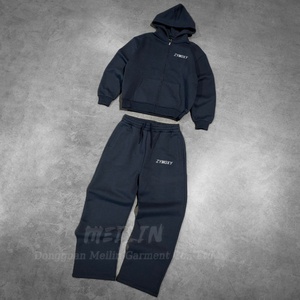 Clothing Manufacturer Custom Unisex Baggy Sweatpants and Hoodies Set <b>Jogging</b> <b>Suit</b> Heavyweight Blank Tracksuit Sweat <b>Suits</b> Men - Product Image 2