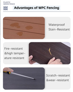<span class=keywords><strong>Pannello</strong></span> per Recinzione WPC di Prima Generazione Completamente Chiuso con Accessori, Facile da Assemblare, Durevole, Sicuro e Anti-Formica - Product Image 4