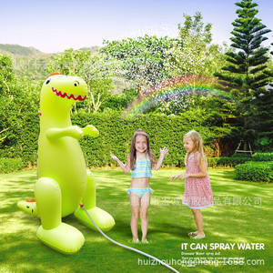 Inflatable Dinosaur Water Spray Toy 180x150x130cm For Kids Outdoor Summer Play - Product Image 3