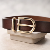 Boucles de ceinture pour hommes d'affaires, logo gravé sur mesure, alliage de zinc, métal résistant à la rouille, anti-rayures, pour ceinture en cuir