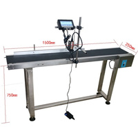 Imprimante jet d'encre haute résolution, machine d'impression automatique de codes de date pour le marquage sur le bois, le métal, le plastique, les boîtes en carton, les bouteilles, les sacs