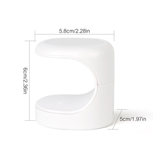 Lampe à ongles UV LED mini 16W rechargeable, séchoir à gel portable haute puissance, lumière de durcissement rapide pour salon et usage domestique, vente en gros - Product Image 2
