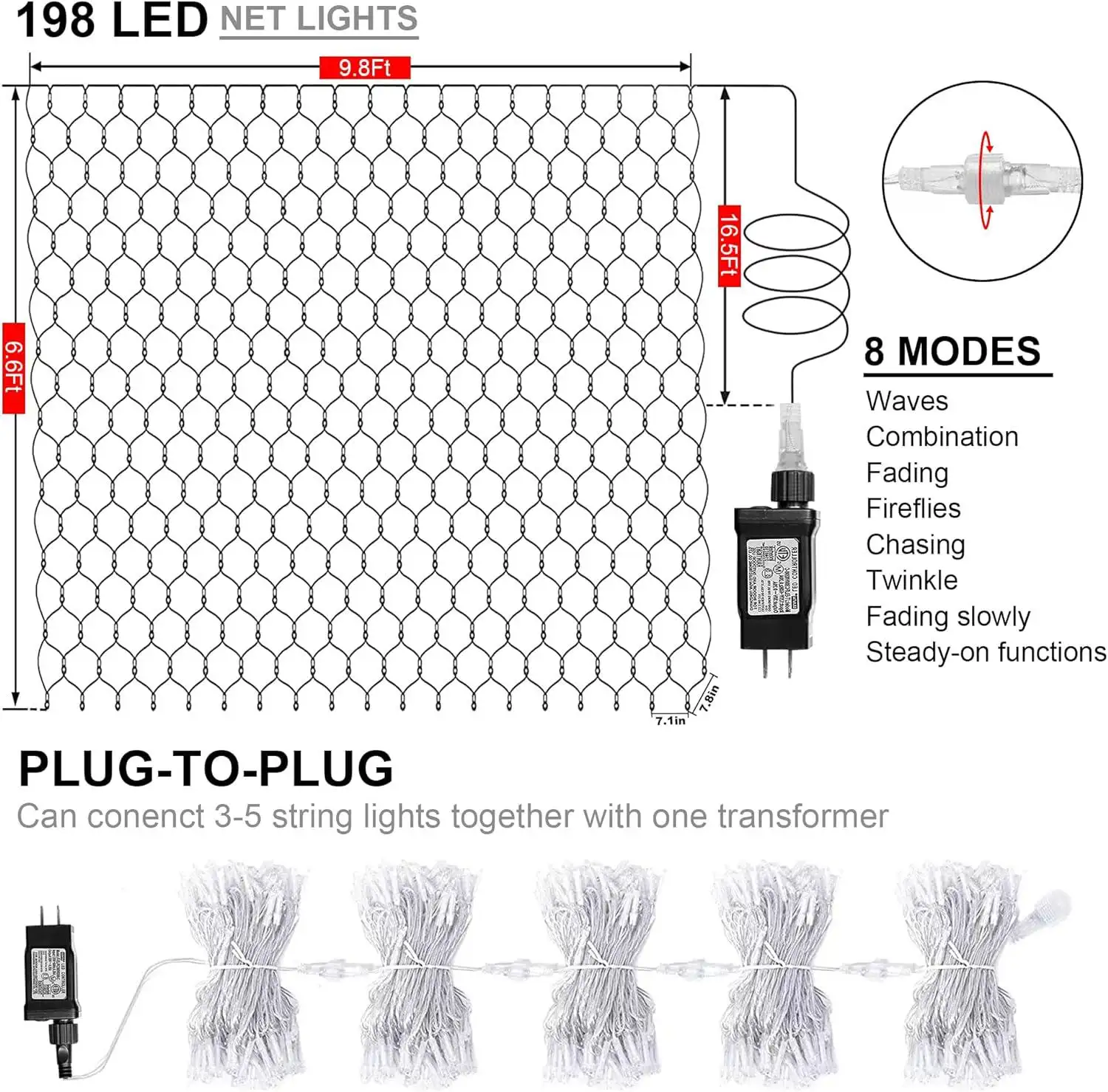 LEDネットメッシュストリング装飾ライト屋外クリスマス滝ネットライト卸売LED大型ネットライト装飾天井用