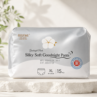 Culottes menstruelles jetables FEELFAVE super absorbantes, respirantes et anti-fuites pour femmes, en coton et élasthanne, pour usage nocturne