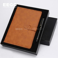 Cahier de planificateur à couverture rigide Journal d'écriture Cahier en gros de haute qualité en cuir Pu souple Cadeau Opp Bag Oem Diary