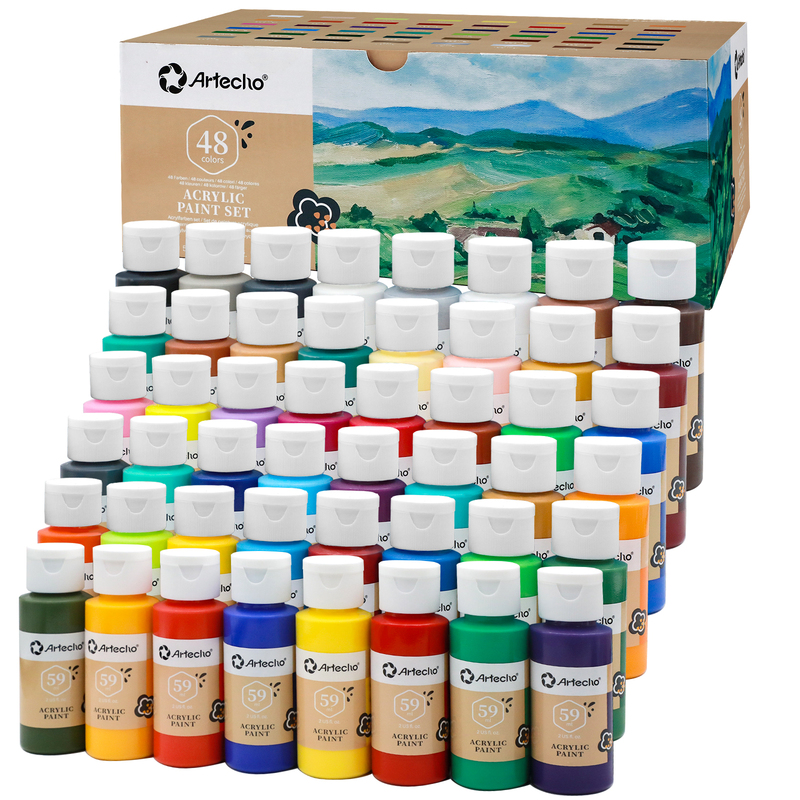 Artecho High Quality 48 Brilliant Colors