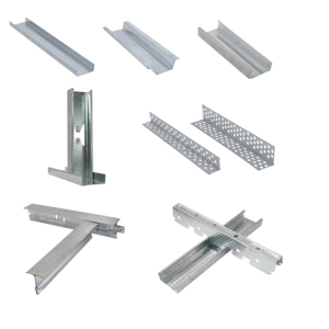 Nhà sản xuất thép hồ sơ Stud vách thạch cao hồ sơ U theo dõi CW UW UD kim loại <span class=keywords><strong>furring</strong></span> ánh sáng thép Keel Omega đầu chéo Đường sắt - Product Image 1
