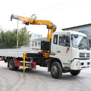 מנוף משאית 5 טון, מפרק טלסקופי מתקפל/צירי, גובה הרמה 12 מטר, מערכת הידראולית להעמסה - מוצר מבוקש - Product Image 2