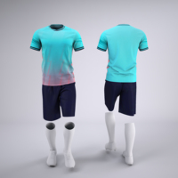 Kits d'entraînement d'équipe sublimés avec logo personnalisé Shorts Shirt Ensembles complets uniformes Maillots de football Vêtements de football pour hommes