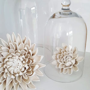 Sculpture d'art floral en porcelaine artisanale <span class=keywords><strong>pour</strong></span> la décoration murale de la maison, décoration 3D en <span class=keywords><strong>céramique</strong></span> blanche faite à la main <span class=keywords><strong>pour</strong></span> la décoration des <span class=keywords><strong>tombes</strong></span> - Product Image 2