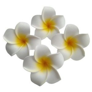 Têtes de fleurs artificielles en mousse de frangipanier hawaïen en gros, décorations économiques pour robes, maisons, fêtes et mariages, têtes de fleurs artificielles DKB - Product Image 6