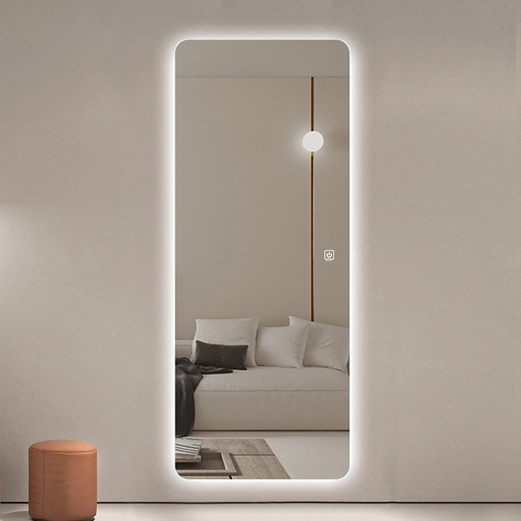 Miroir Mural LED Alasta Madrit KF01 - Moderne, Rectangulaire, éclairage LED Pour Salle De Bain