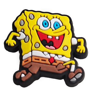 Personalizzato popolare cartone animato <span class=keywords><strong>SpongeBob</strong></span> SquarePants Pvc decorazione di scarpe alla moda <span class=keywords><strong>SpongeBob</strong></span> SquarePants fascino scarpe - Product Image 6
