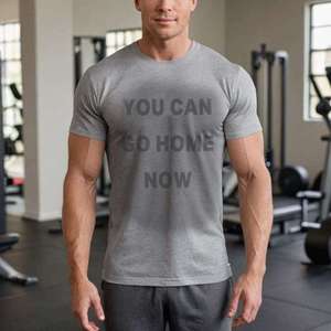 Camiseta <span class=keywords><strong>Deportiva</strong></span> para Hombre con Gráfico Activado por Sudor, Logotipo Oculto Personalizado, Mensaje, para Gimnasio y Entrenamiento, 95% Algodón, 5% Spandex, Oferta 2025 - Product Image 3