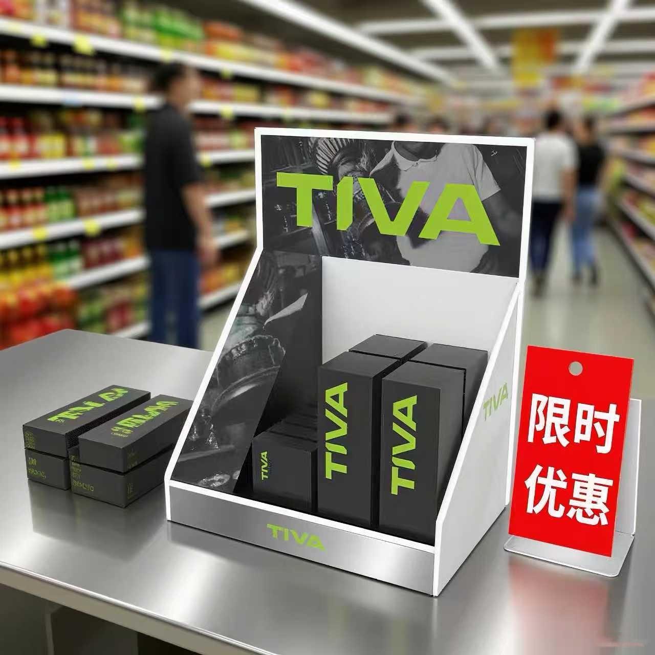 Customized Countertop Acrylic Energy Drink Display Rack for Supermarket and Retail Shops Easy to Assemble — view 5