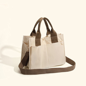 Wholesale Fashion Ladies Handbags Shopping <b>Bags</b> <b>Large</b>-capacity Women's <b>Canvas</b> Tote <b>Bags</b> - Product Image 3