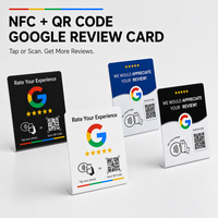 Support de table NFC en PVC | Support de table NFC personnalisé en PVC pour avis Google et avis sur les réseaux sociaux Google