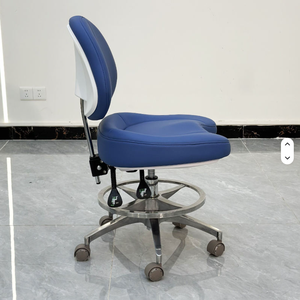 Luxury <b>Leather</b> Pedicure Chair & <b>Stool</b> with Glass Massage Function for Nail Salon Spa Salon Furniture Barber Chair - Product Image 3