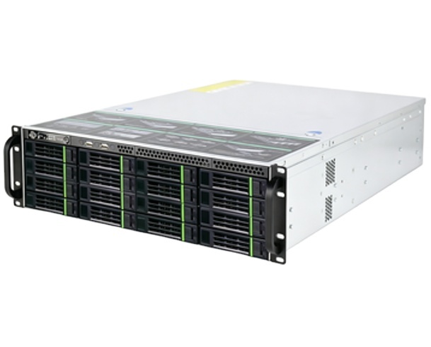 Factory Sale Rack 3u 16bays 650mm Nas Storage Server Chassis Support ETX Board Redundant Powersupply