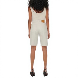 Shorts en jean décontractés Y2K pour femmes, coupe classique, délavage vintage, jorts personnalisés, vêtements d'été, fabricant de marques privées, ODM - Product Image 6