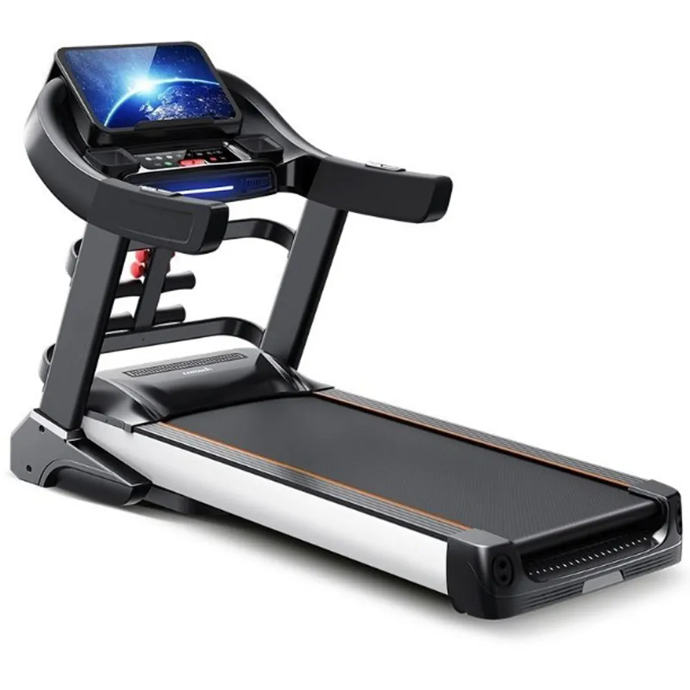 جهاز المشي بشاشة ليد قابل للضبط والسرعة والقدرة على تحمل الحمولة الفائقة مناسب للتدريب في الصالة الرياضية