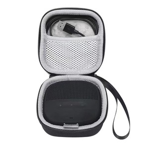 Estuche rígido de transporte con logotipo personalizado Compatible con <span class=keywords><strong>Bose</strong></span> <span class=keywords><strong>SoundLink</strong></span> Micro Speaker Storage Bag Organizador de cables - Product Image 1