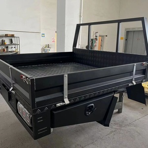 Customized Heavy-Duty Aluminum Truck <b>Toolboxes</b> Lockable 2 Compartments 2000L Capacity Portable Waterproof <b>Tool</b> Storage for - Product Image 2
