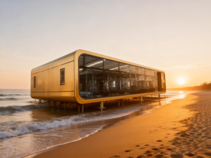 <span class=keywords><strong>Casa</strong></span> Capsula Rivoluzionaria Ecologica con Componenti che Permengono a un Dispositivo di Disposizione Infinito Attraverso l'Unione e la Separazione - Product Image 1