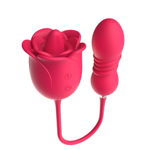 En İyi Fiyat Gül Vibratör 12 Frekanslı Yalayıcı Titreşimli Sıvı Silikon Yetişkin Seks Oyuncakları Kadınlar için G Noktası Yapay Penis Vibratör - Product Image 1