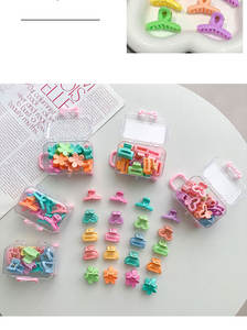 Bunte Cartoon-Kunststoff-Haarspangen-Set für Kinder, Multi-Style Spaß-Haardekoration für Ausflüge - Product Image 2