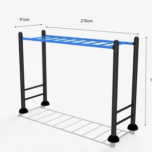 exercise outdoor park monkey bars with physical ring for sale